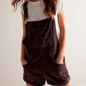 We The Free Ziggy Cord Shortalls. Size small. Free people